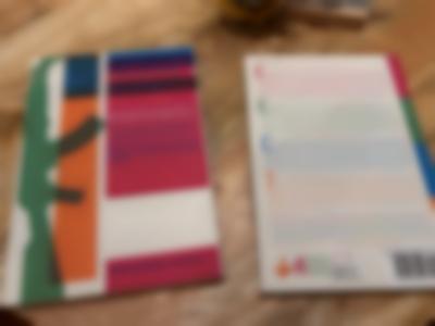 Two copies of the book 