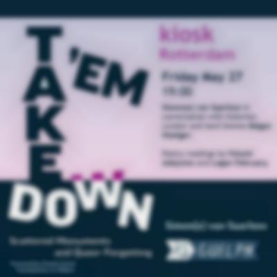 On top of a pink background and with a blue bar at the bottom, 