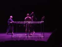 Ron Athey, *Incorruptible Flesh: Messianic Remains*, 2013. Pigott Theater, Stanford University, California. Photo: Megan Hoetger.