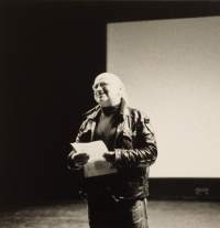 Portrait of Kurt Kren taken at his film retrospective, San Francisco Cinematheque, California, 1996.