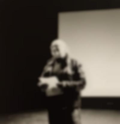 Portrait of Kurt Kren taken at his film retrospective, San Francisco Cinematheque, California, 1996.