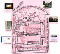 Preliminary sketch of cataloging elements and layout. *Gift Science Archive*, January 2020. Drawing by Megan Hoetger.
