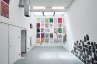 Exhibition installation image. Sands Murray-Wassink, *Without You I'm Nothing (Blue*), Rijksakademie Open Studios, Amsterdam, June 2021. Photo: Tomek Dersu Aaron, courtesy of the Rijksakademie van beeldende kunsten, Amsterdam.