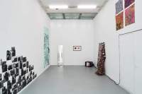 Exhibition installation image. Sands Murray-Wassink, *Without You I'm Nothing (Blue*), Rijksakademie Open Studios, Amsterdam, June 2021. Photo: Tomek Dersu Aaron, courtesy of the Rijksakademie van beeldende kunsten, Amsterdam.