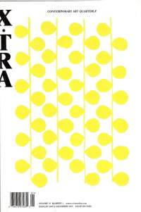 Journal cover. *X-TRA: Contemporary Art Quarterly* 15, no. 1 (Fall 2012).