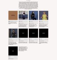 Interview materials database. Grant Watson with Anik Fournier and Megan Hoetger, *How We Behave / An Archive of Radical Practice*, (link: https://ificantdance.studio/archived-website/How-We-Behave/An-archive-of-radical-practice.html text: www.ificantdance.studio target: _blank), 2021-2023.