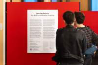 Exhibition installation view. Grant Watson, *How We Behave / An Archive of Radical Practice*, IHLIA — LGBTI Heritage at Oba Public Library, Amsterdam, December 2023 - February 2024. Photo: Maarten Nauw, courtesy of If I Can't Dance, Amsterdam.