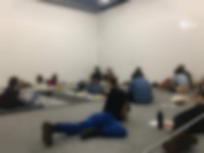 Workshop documentation. Megan Hoetger with Anik Fournier, *Lively Archives: Activating Performance Archives and the Performativity of Archival Methods*, Centre Pompidou, Paris, November 2021.