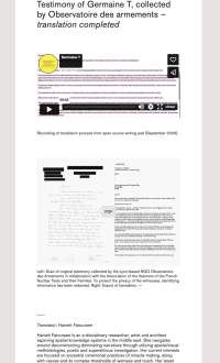 Screenshot of a webpage titled 