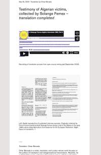 Screenshot of a webpage titled 