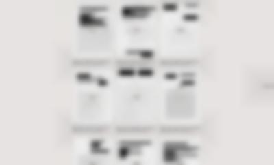 Screenshot of several PDF files in a database. The thumbnails show documents, some with redacted information, and handwritten letters or notes.