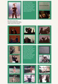 Website section showing nineteen photographs, which appear inside green blocks.