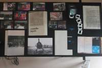 Exhibition installation view. Zone Collective (Kirila Cvetkovska and Megan Hoetger), *Shadow Zones: Experimental Cinema*
*History in Yugoslavia; or, a Cinema and*
*a History Made and Unmade by Maps*, When Site Lost the Plot, Amsterdam, July - October 2021. Photo: Quenton Miller, courtesy of When Site Lost the Plot.