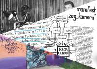 Event announcement. Zone Collective (Kirila Cvetkovska and Megan Hoetger), *Shadow Zones: Experimental Cinema History in Yugoslavia; or, a Cinema and a History Made and Unmade by Maps*, When Site Lost the Plot, Amsterdam, July - October 2021. Design by Karoline Świeżyński.