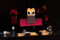 Workshop documentation. Zone Collective (Kirila Cvetkovska and Megan Hoetger), *Zoning Play Complex* character workshop, 5 November 2022. Realized within the frame of *The Hauntologists*, an exhibition and public program curated by Julia Morandeira as part of the 2021–22 Fellowship in Situated Practice at BAK — basis voor actuele kunst, Utrecht, Netherlands. Photo: Tom Janssen, courtesy of BAK.